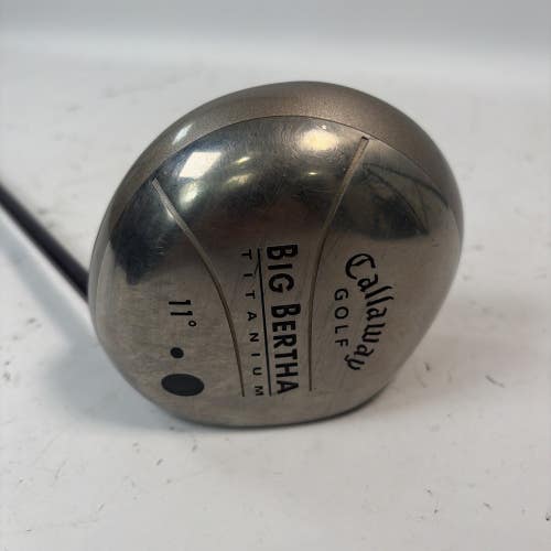 Callaway Big Bertha Titanium Black Dot Driver, 11*, 55w Shaft, RH W/ Cover