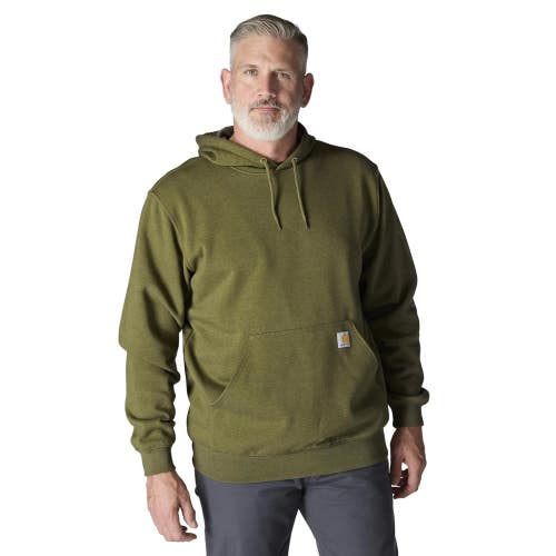 Carhartt Hoodie Mens Dark Green Long Sleeve Loose Fit Midweight Workwear JAX1732
