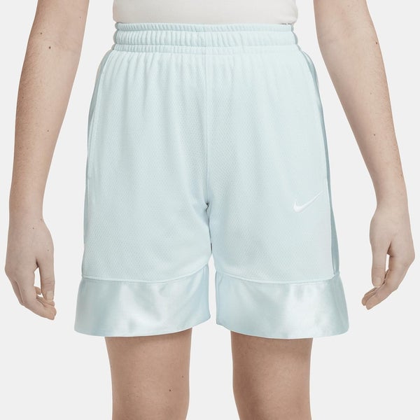 Nike Dri-FIT Elite 23 Shorts Boys Large Blue Drawstring Waist Performance UPS946