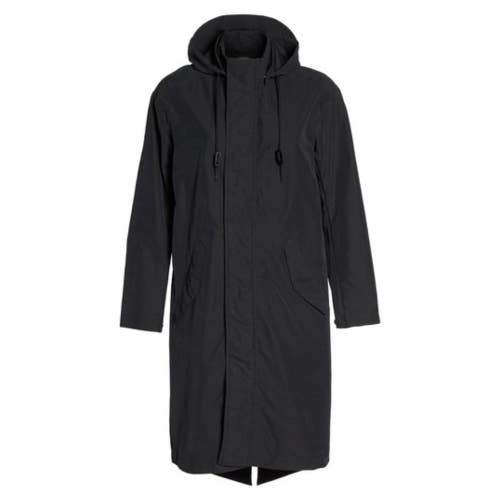 Nike Lab Essentials Parka Jacket Women's Small Black Long Sleeve Full Zip UPS929