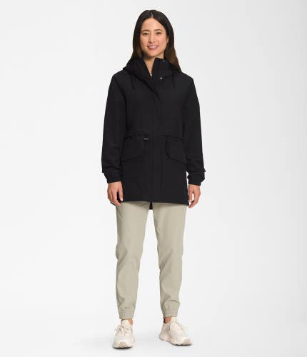 The North Face M66 Utility Rain Jacket Women's Medium Black Waterproof UPS1144