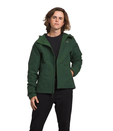 The North Face Camden Soft Shell Jacket Men's 2XL Pine Needle Hooded UPS1145