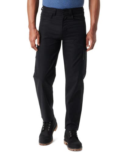 Bass Outdoor Essential Tech Cargo Pants Men 36 Black Beau Camping Hiking UPS1285