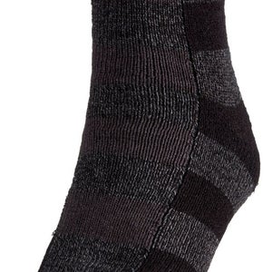 Northeast Outfitters Cozy Cabin Crew Socks Men's Large Black Buff Check UPS1129
