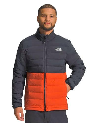 The North Face Belleview Puffer Jacket Men's 2XL Black Packable Zip Up UPS1140