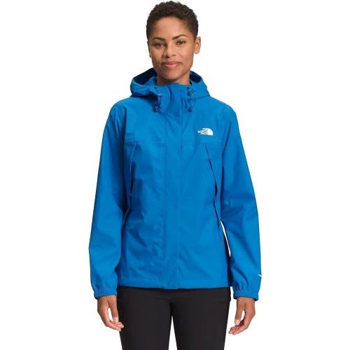 The North Face Antora Rain Jacket Women's Small Blue Hooded Waterproof UPS1147