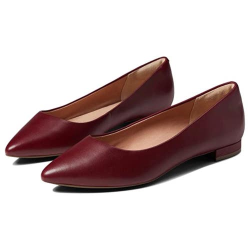 Rockport Total Motion Adelyn CI9984 Ballet Flat Women's 6.5 Red Leather RHS8729
