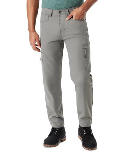 Bass Outdoor Essential Tech Cargo Pants Mens 32 Gray Tapered Leg Outdoor UPS1283