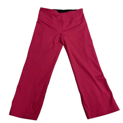 Under Armour Kick Back Capri Pants Women's XS Pink Elastic Waist Active UPS904