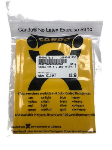 New Cando 4ft X-light Yellow Band 11730-s000027585