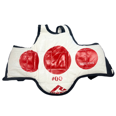 Used Martial Arts Chest Guard White Junior 11730-s000026202