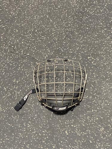 Used Bauer Hockey Wire Mask Grey Lg 11472-s000095945