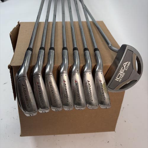 Adams Idea A12 OS Golf Set, 5, 7,8, 9, P, S, 3fw, 5fw 6hy, 7fw, putter