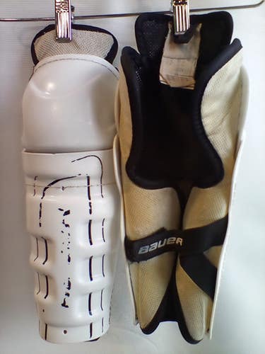 Used Bauer 10" Ice Hockey Shin Guards 11472-s000108228