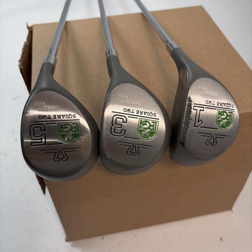 Square Two Offset PCX Ladies Wood Set, Ladies Flex, 1, 3, 5, RH
