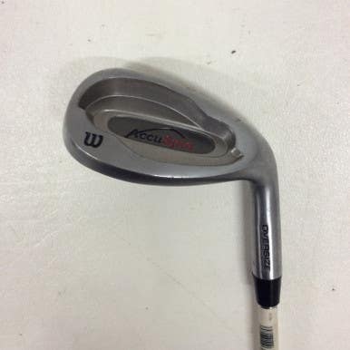Used Wilson Accuspin Sand Wedge Regular Flex Steel Shaft Wedges 11725-s000433380