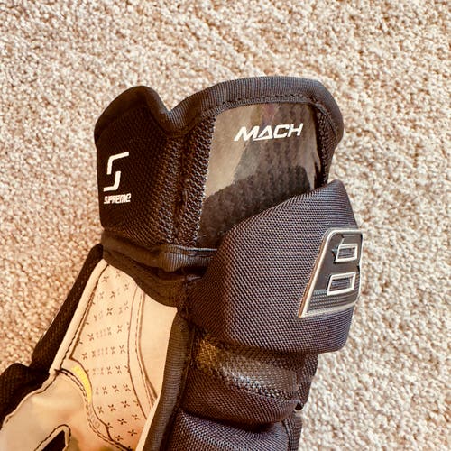 Bauer Supreme Mach Ice Hockey Gloves - 14” - Black