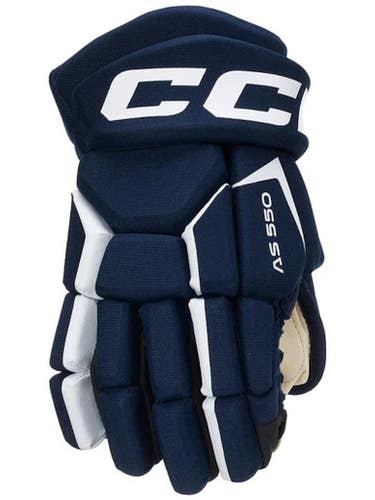 New Ccm Youth Tacks As550 Gloves Hockey Gloves 8" 11860-ccmhgas550yt8nw