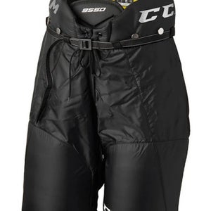 New Ccm Junior Tacks 9550 Hockey Pants Lg 11860-ccmhp9550jrblkl