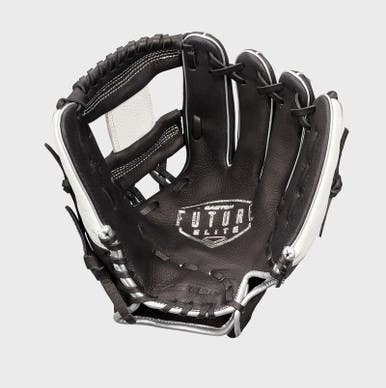 New Easton Future Elite Baseball Glove Rh Throw Black And White 11" 11855-ease00683079