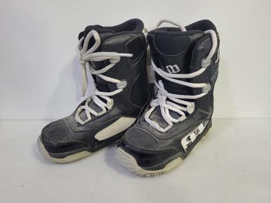 Used Morrow Boot Boys Snowboard Boots Black Junior 03 11727-s000163805
