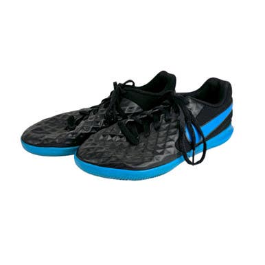 Used Nike Tiempo Indoor Soccer Shoes Black Junior 04.5 11506-s000226051