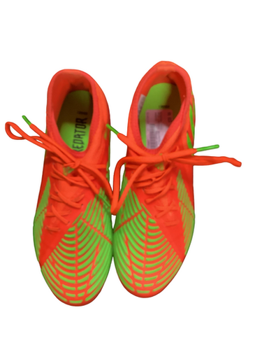 Used Adidas Predator Soccer Cleats Orange Youth 06.0 11613-s000172087