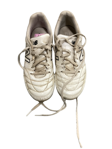 Used New Balance 442 Soccer Cleats White Junior 02 11613-s000171765