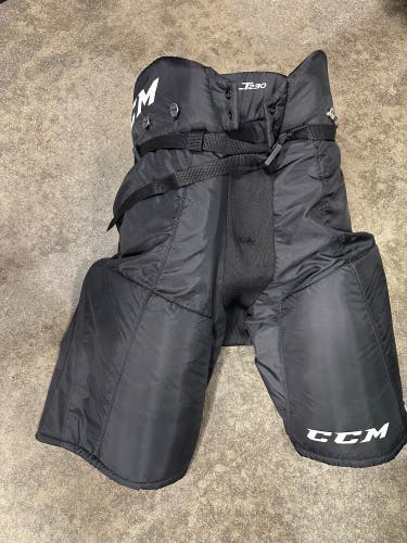 Black Senior Large CCM QuickLite 230 Hockey Pants (Used)