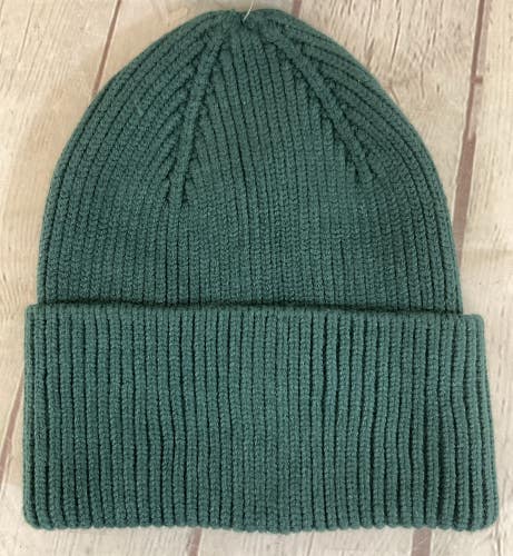 Women's Ribbed Beanie Hat Cap HEADWEAR Teal Green OSFM NEW
