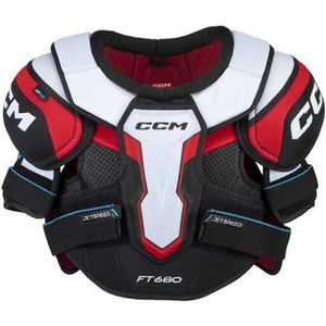 New Ccm Senior Jetspeed 680 Shoulder Hockey Shoulder Pads Xl 11860-ccmsp680srxl