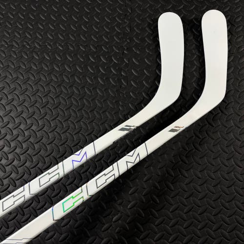 2 Pack Bundle - Senior CCM XF Ghost Left Hand Hockey Stick P29 75 Flex (New) - White