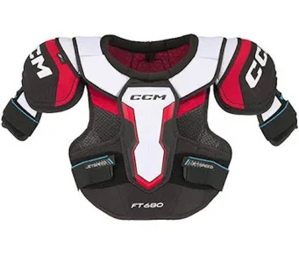 New Ccm Jetspeed 680 Shoulder Junior Shoulder Pads 11860-jetspeed-680-shoulder