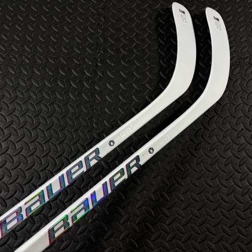2 Pack Bundle - Senior Bauer Proto2 Right Handed Hockey Stick P88 77 Flex (New) - White
