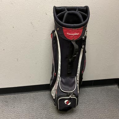 Used Powerbilt Mens Cart Bag Navy Blue And Red 11855-S000206301