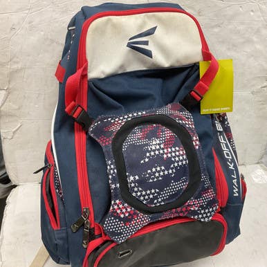 Used Easton WALK OFF USA BB/SB Player Carry Bag White/Red/Navy 11855-S000206303