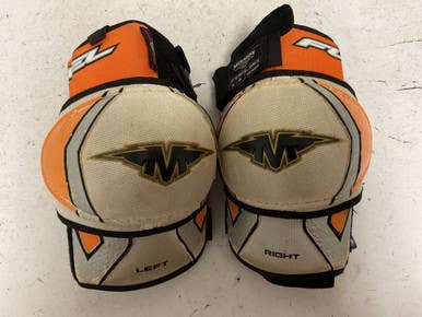 Used Mission FUEL 110 Senior Elbow Pads Black And Orange SM 11855-S000206276