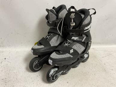 Used K2 F.I.T. 80 PRO Senior Rec Fitness Skates Black Senior 9 11855-S000206229