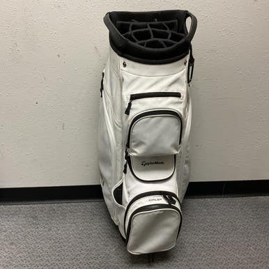Used Taylormade CART LITE Mens Cart Bag White 11855-S000206149