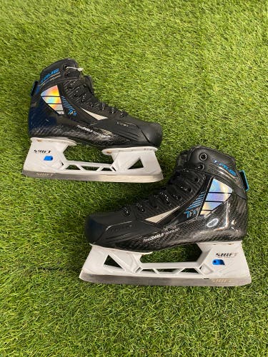 True TF9 Hockey Goalie Skates | Intermediate Size 4.5 (Regular)