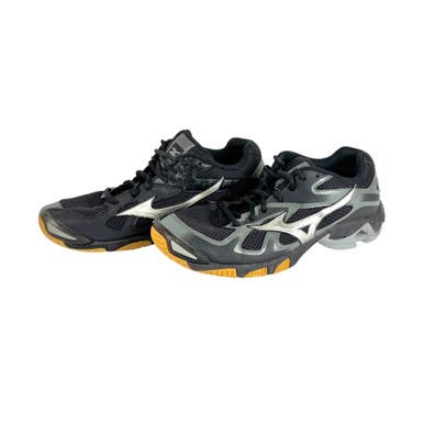 Used Mizuno Wave Bolt 5 Volleyball Shoes Black Women's 9 11506-s000242315