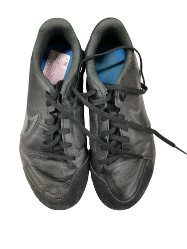 Used Nike Tiempo Soccer Indoor Shoes Black Senior 6 11613-s000177853