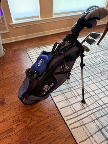 US Kids Golf Ultralight 45 5-Club Set with Bag - Driver, Hybrid, 7 Iron, PW, Putter (Used)