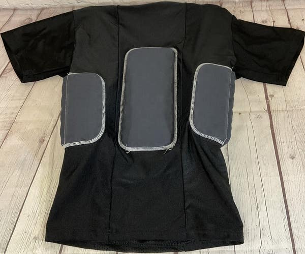 Cramer Adult Small Lightning 5Pad Shirt Integrated Spider Web Foam Padding Black