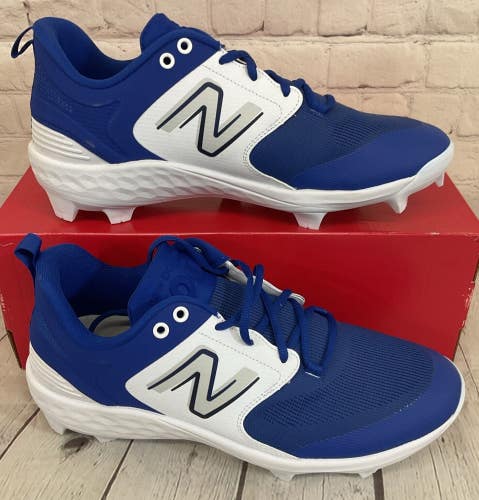 New Balance PL3000B6 Fresh Foam 3000 v6 Molded Football Cleats Blue White US 16