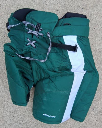 Women's Senior Large Bauer Custom Pro Dartmouth Hockey Pants pro stock (Used)
