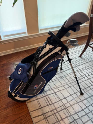 US Kids Golf Ultralight 51 6-Club Set with Bag and Rain Cover (Used)