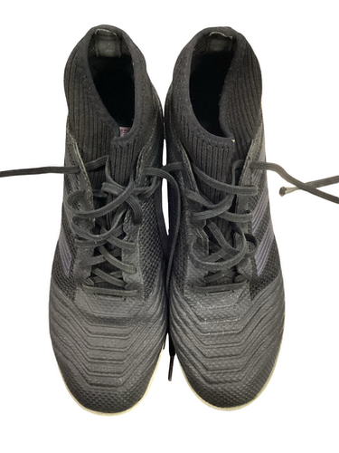 Used Adidas Soccer Indoor Shoes Black Senior 8.5 11613-s000180421