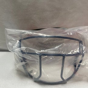 Used Rawlings Junior R16 Helmet Mask Batting Helmet Mask Navy Blue One Size 11490-s000243716