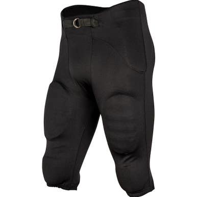 New Champro Safety Integrated Football Pant With Built-in Pads Black Youth Husky 11506-chpfpu13yhb